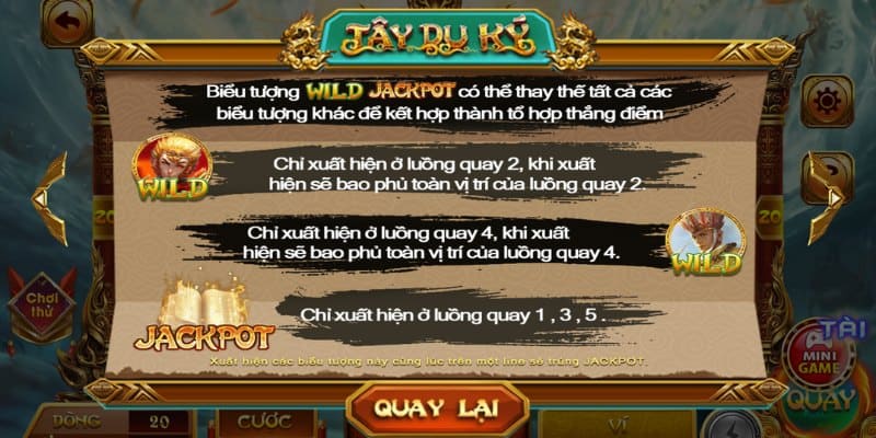 Các ký hiệu cơ bản của Nổ hũ Tây Du Ký